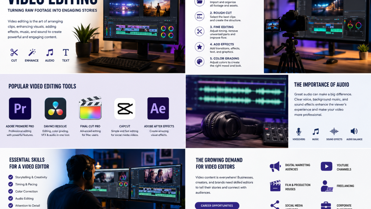 video editing, premiere pro, animations, after effect